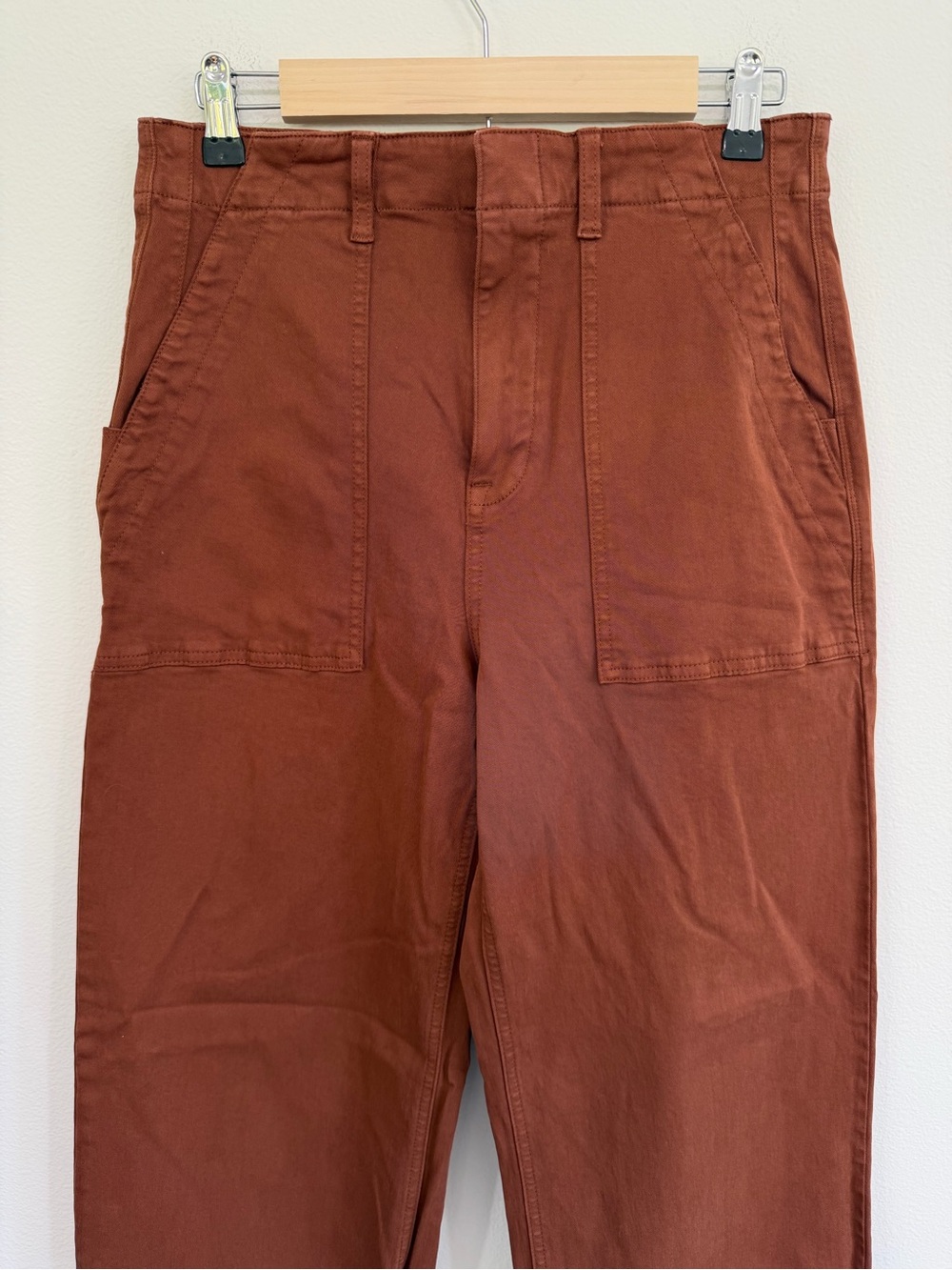 Anthropologie Pistola High Rise Wide-Leg Utility Pants in Spice Size 30 - Picture 4 of 7